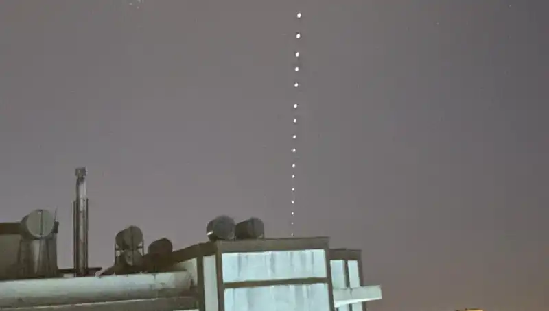 Adana Gökyüzünde Starlink Işıklarıyla Büyüleyici Bir Gecede Buluştu