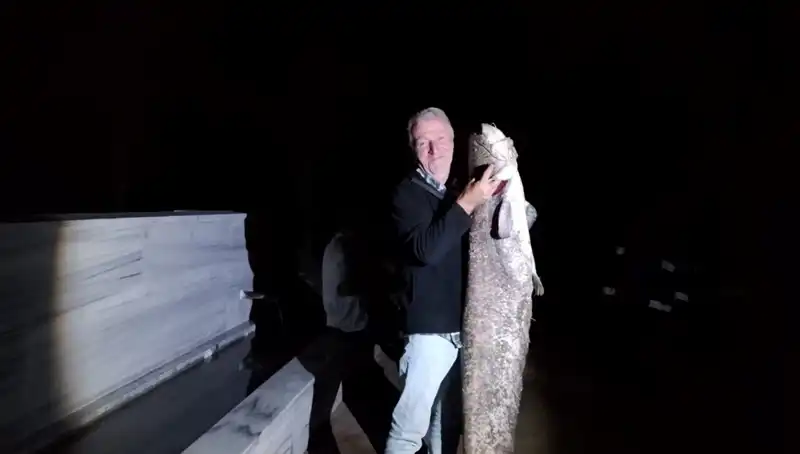 Barajda Oltasına Takılan Dev Balık: Ağırlığı Tam 40 Kilogram!