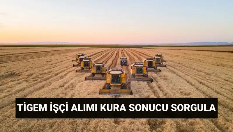 TİGEM Kura Sonuçları Açıklandı: 306 İşçi Alımında Neler Oluyor?
