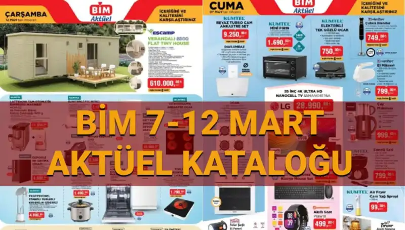 11-12 Mart BİM Aktüel Kataloğunda Neler Var? Kaçırmayın!