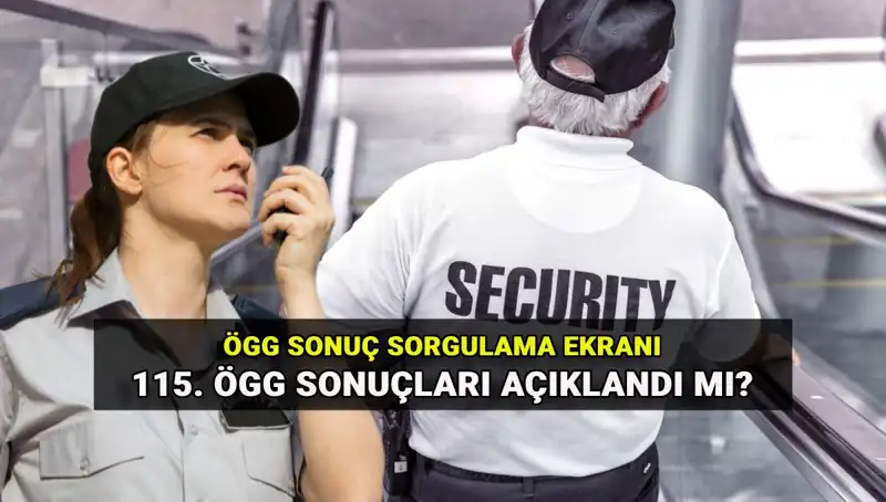 Özel Güvenlik Sınav Sonuçları Açıklanıyor: EGM 115. Dönem Sınavı Sonuçları Burada!