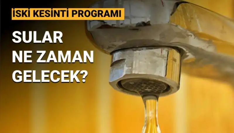 İstanbul'da Su Kesintisi: İSKİ 3 Mayıs Programı Açıklandı!