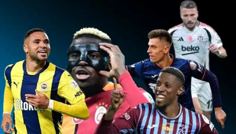 Süper Lig'de Gol Krallığı Yarışında Sıradışı İsimler: Osimhen, Banza, En-Nesyri