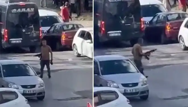 Başakşehir'de Tüyler Ürperten Olay: Pompalı Tüfekle Sokakları Kapatma Anı!