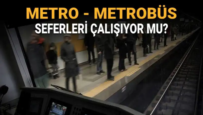 İstanbul'da Toplu Taşımada Bugün Neler Oluyor? Metrobüs ve Metro Durumu
