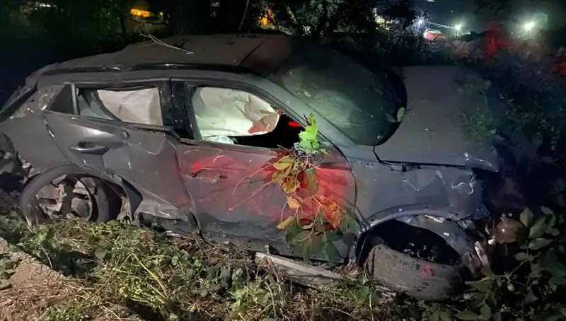 Alkollü Sürücünün Takla Attığı Kaza: Araç Hurda Yığınına Döndü