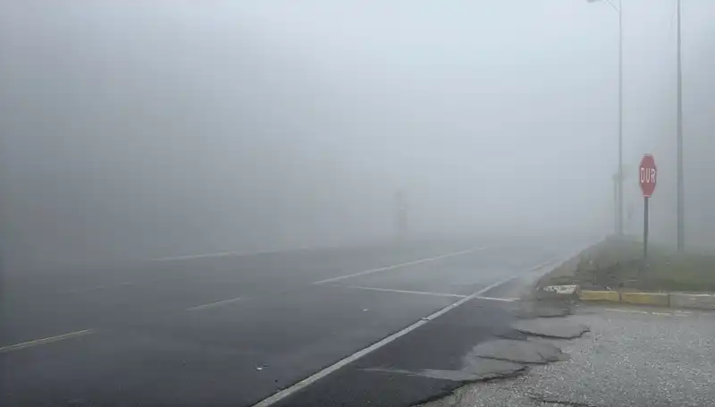 Bolu Dağı'nda Sis Etkisi: Görüş Mesafesi Tehlikeye Girdi!