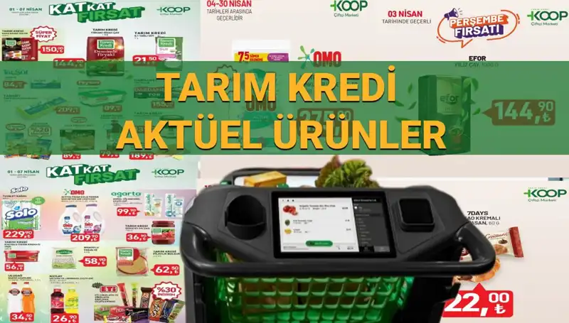 Tarım Kredi Marketleri Nisan İçin İndirimli Ürünleriyle Alışveriş Tutkunlarını Ağırlıyor