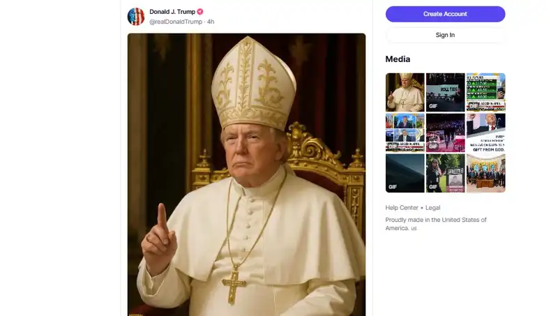 Trump, Papalığa El Atarak Küresel Sahneye Yeniden Çıkıyor