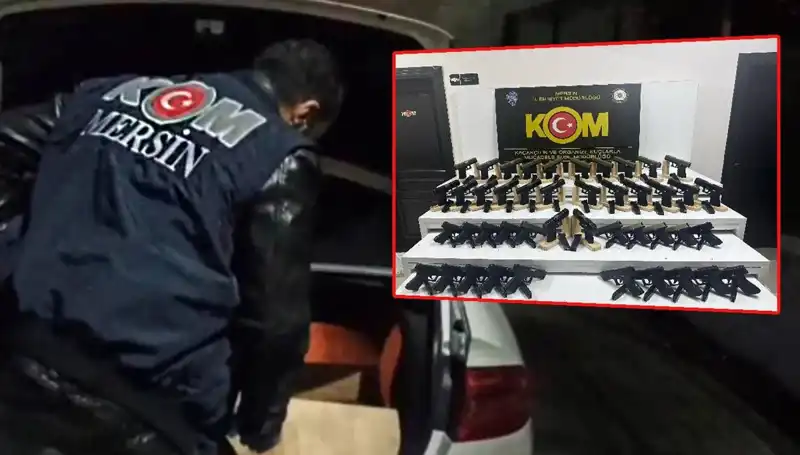 Mersin'de Şok Gelişme: Otomobil Değil, Silah Deposuna Dönüşen Araçlar!