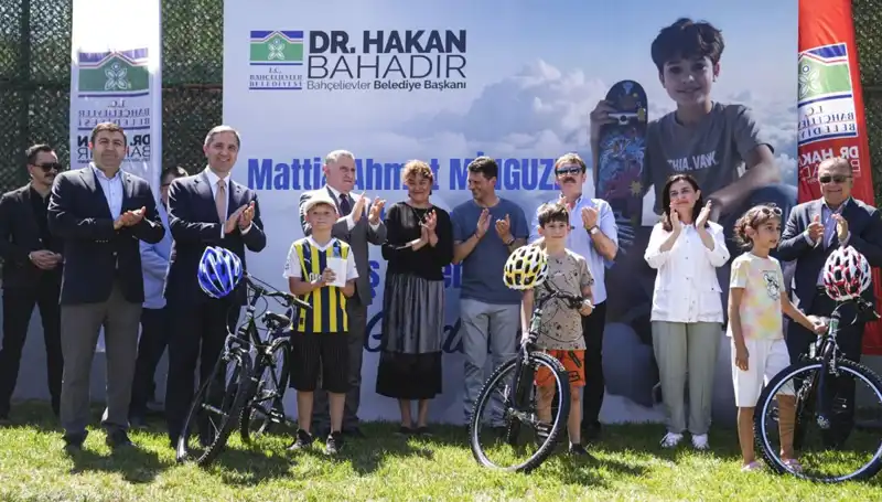 Bahçelievler'de Açılan Mattia Ahmet Minguzzi Skate Parkı, Gençlerin Yeni Buluşma Noktası Olacak