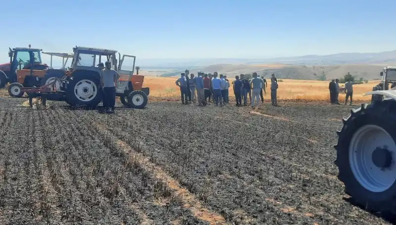 Yozgat’ta 100 Dönüm Tarım Arazisi Kül Oldu, Çiftçileri Şok Etti!