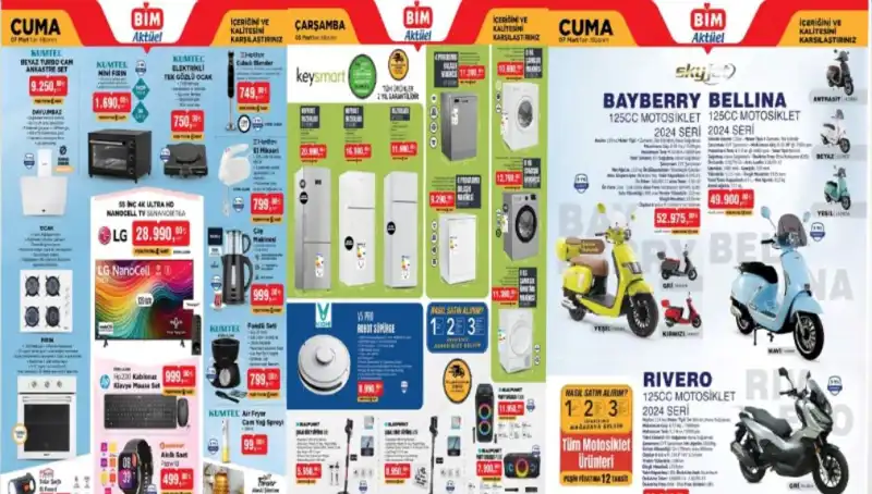 BİM'de Mart Hafta Sonu Fırsatları: Robot Süpürge ve Daha Fazlası